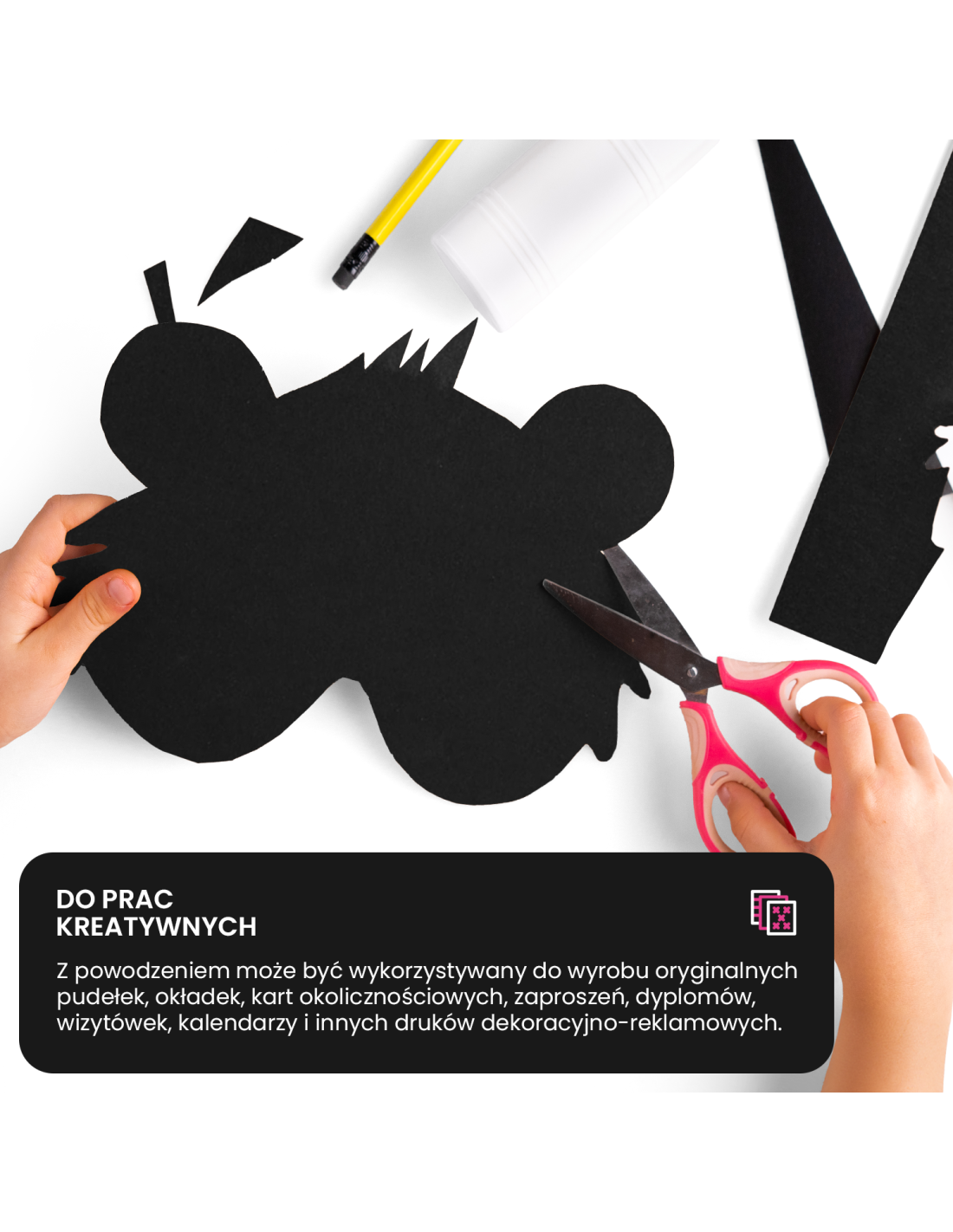 Papier techniczny brystol black czarny 225g pak. 50A4 Papier techniczny brystol black czarny 225g pak. 50A4